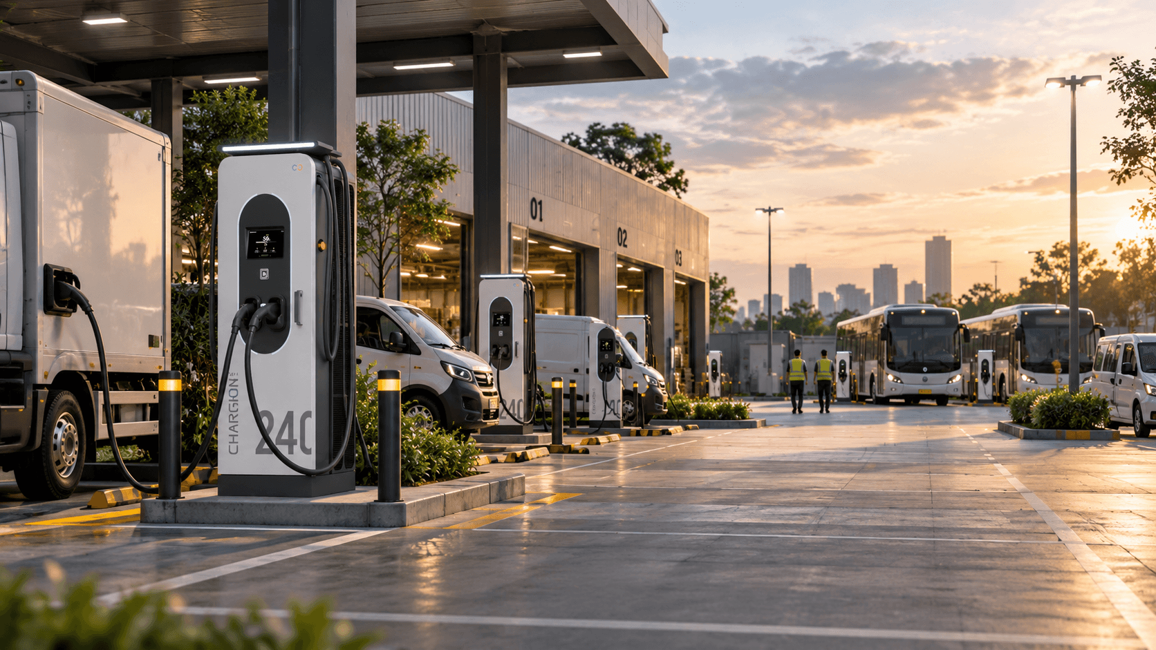 EV Charging for Fleet and Commercial Use